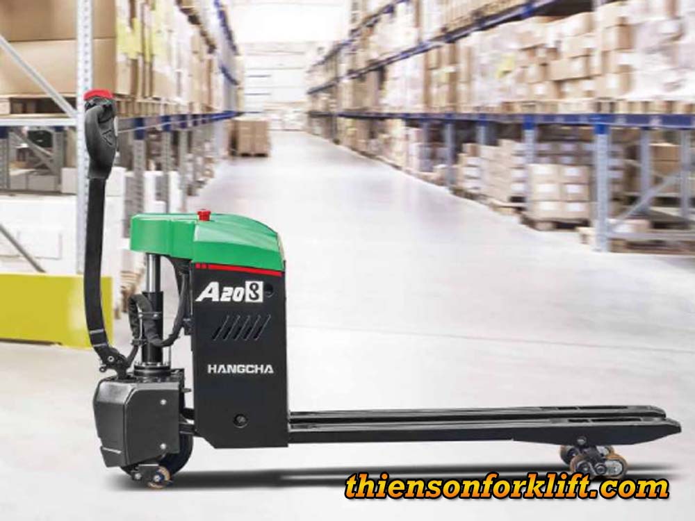 xe nâng tay điện thấp 2 tấn 3