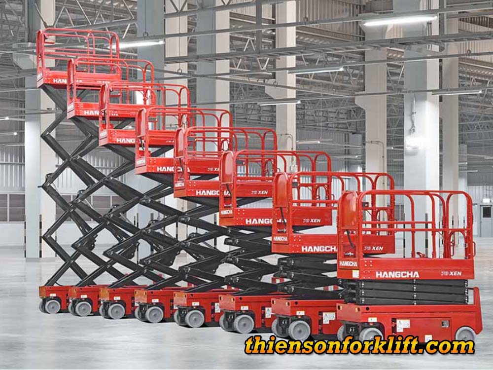Xe nâng người cắt kéo Hangcha