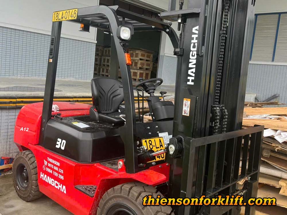 Hangcha forklift with License Plate