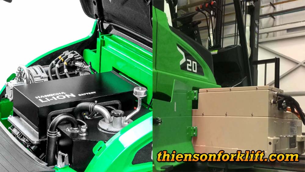 Pin Lithium xe nâng điện 2 tấn Hanghca