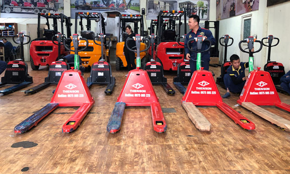 THIÊN SƠN FORKLIFT - ĐỊA CHỈ PHÂN PHỐI XE NÂNG BÁN TỰ ĐỘNG UY TÍN