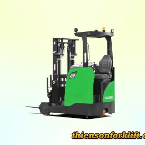 Xe nâng Reach Truck ngồi lái 2 tấn Acquy Axit và Pin Lithium Hangcha