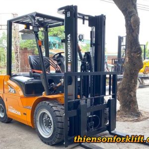Xe nâng chui công 3 tấn điện
